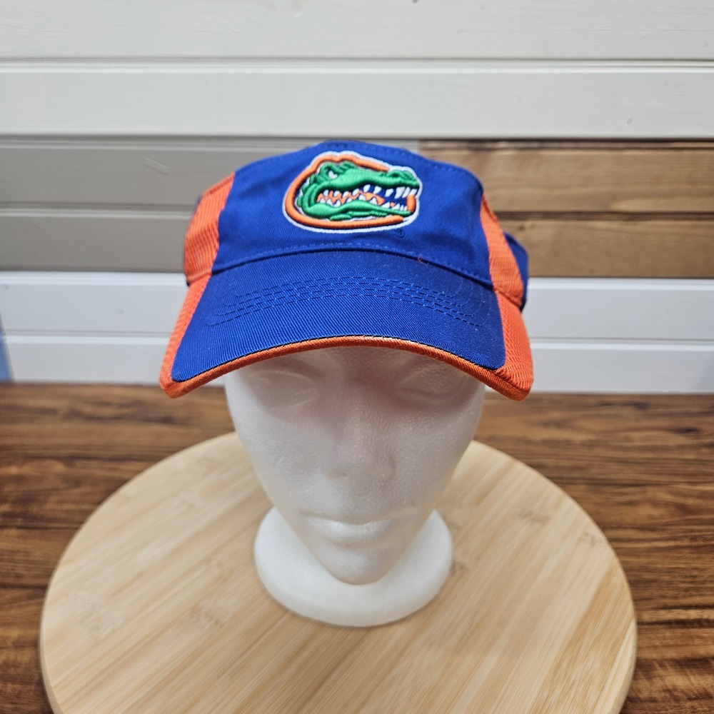 Florida Gators Collegiate Headwear Blue Orange Adjustable Mesh Sun Visor Hat